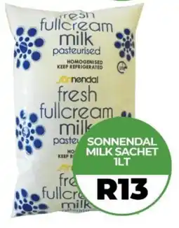 1UP Sonnendal milk sachet offer