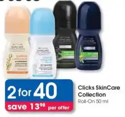 Clicks Clicks SkinCare Collection Roll-On offer