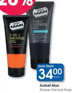 Clicks Sorbet Man Shower Gel and Soap offer