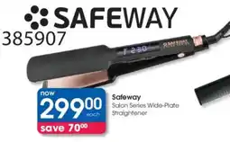 Clicks Safeway Salon Series Wide-Plate Straightener offer