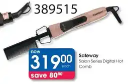 Clicks Safeway Salon Series Digital Hot Comb offer