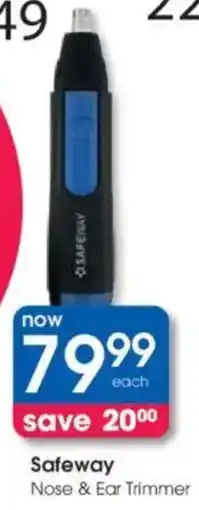 Clicks Safeway Nose & Ear Trimmer offer