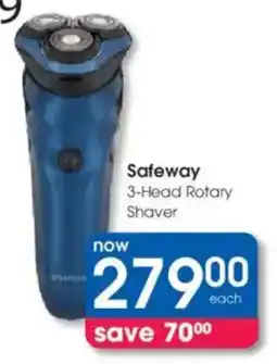 Clicks Safeway 3-Head Rotary Shaver offer