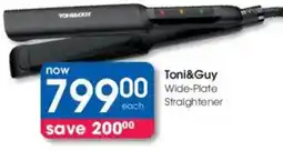 Clicks Toni&Guy Wide-Plate Straightener offer