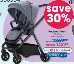 Clicks Baobab Trees High Rider Smart Stroller offer