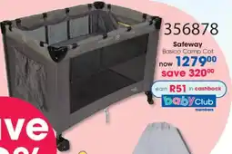 Clicks Safeway Basico Camp Cot offer