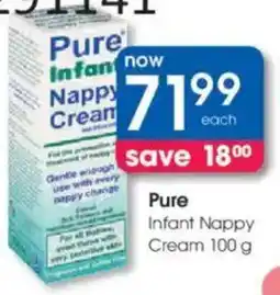 Clicks Pure Infant Nappy Cream offer
