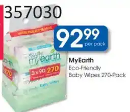 Clicks MyEarth Eco-Friendly Baby Wipes offer