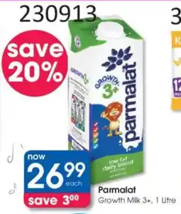 Clicks Parmalat Growth Milk 3+ offer