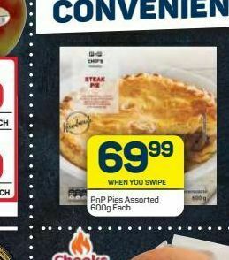 Pick n Pay Pnp pies offer