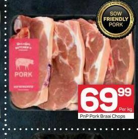 Pick n Pay Pork chops offer
