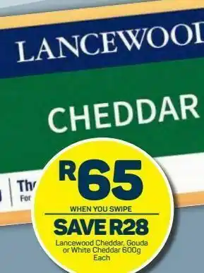 Pick n Pay Lancewood cheddar cheese offer
