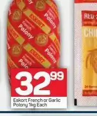 Pick n Pay Eskort french polony offer