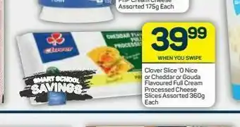 Pick n Pay Clover processed cheese slices offer