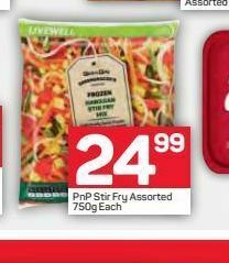 Pick n Pay Pnp frozen vegetables offer