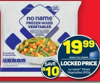 Pick n Pay Frozen vegetables offer