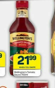 Pick n Pay Wellington's tomato sauce offer