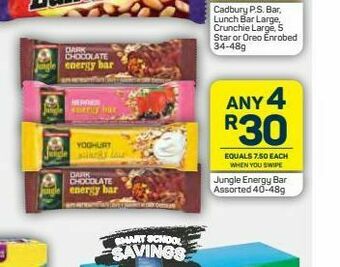 Pick n Pay Jungle energy bar 4 offer