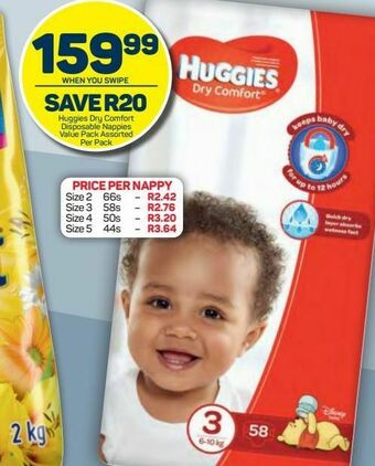 Pick n Pay Huggies disposable nappies offer