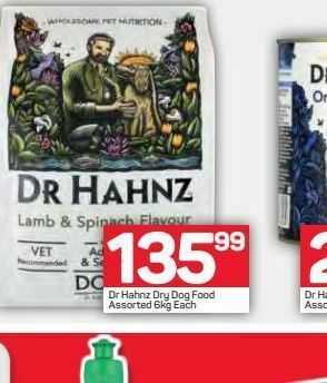 Pick n Pay Dr hahnz dog food offer
