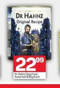 Pick n Pay Dr hahnz dog food offer