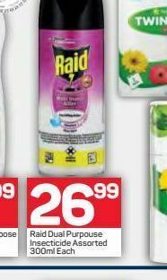 Raid insecticide