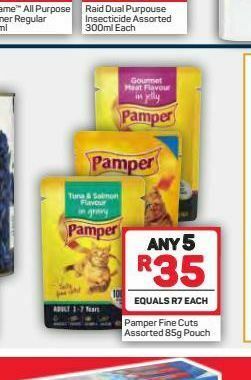 Pamper cat food 5