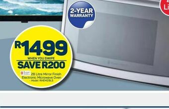 Pick n Pay Russell hobbs microwave oven offer