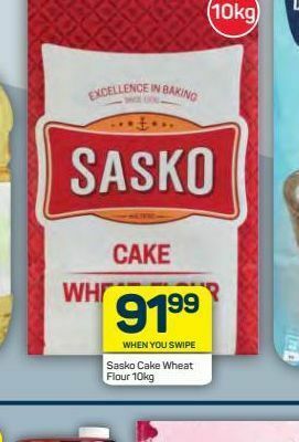 Pick n Pay Sasko cake wheat flour offer