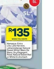 Pick n Pay Namaqua wines offer