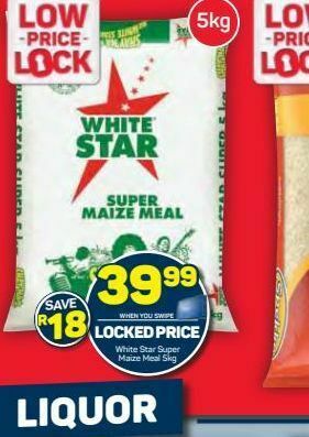 Pick n Pay White star maize meal offer