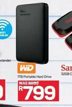 Pick n Pay Hypermarket Wd 1tb portable hard drive offer