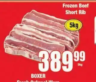 Boxer Beef ribs offer
