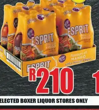 Esprit flavoured spirit