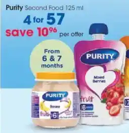 Clicks Purity Second Food offer