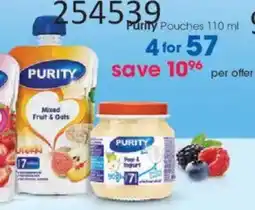 Clicks Purity Pouches offer