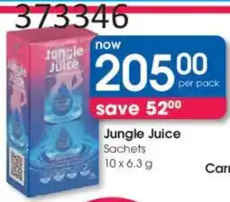 Clicks Jungle Juice Sachets offer