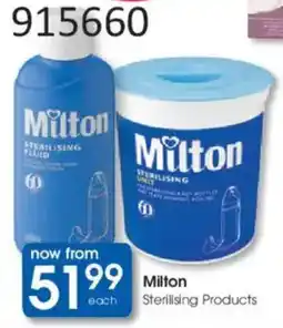 Clicks Milton Sterilising Products offer