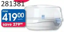 Clicks Philips Avent Microwave Steam Steriliser offer