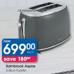 Clicks Kambrook Aspire 2-Slice Toaster offer