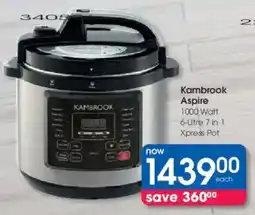 Clicks Kambrook Aspire 1000 Watt 7 in 1 Xpress Pot offer