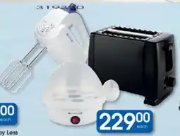 Clicks Clicks Pay Less 2-Slice Toaster, Hand Mixer or 7-Egg Boiler offer