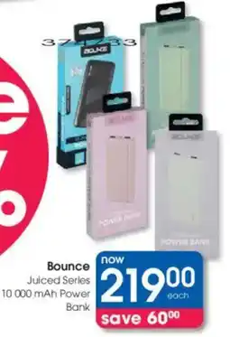 Clicks Bounce Juiced Series 10 000 mAh Power Bank offer