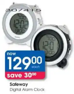 Clicks Safeway Digital Alarm Clock offer