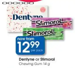 Clicks Dentyne or Stimorol Chewing Gum offer