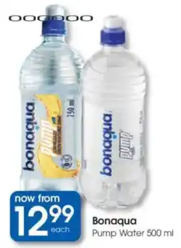 Clicks Bonaqua Pump Water offer