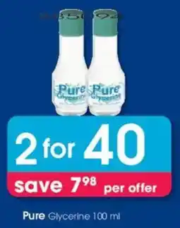 Clicks Pure Glycerine offer