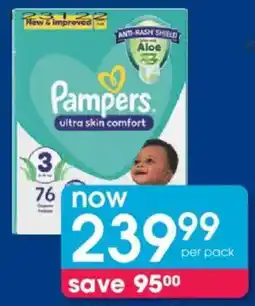 Clicks Pampers Active Baby Disposable Nappies Jumbo Pack offer