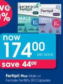 Clicks Fertipil Plus Male or Female Fertility Capsules offer