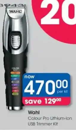 Clicks Wahl Colour Pro Lithium-Ion USB Trimmer Kit offer